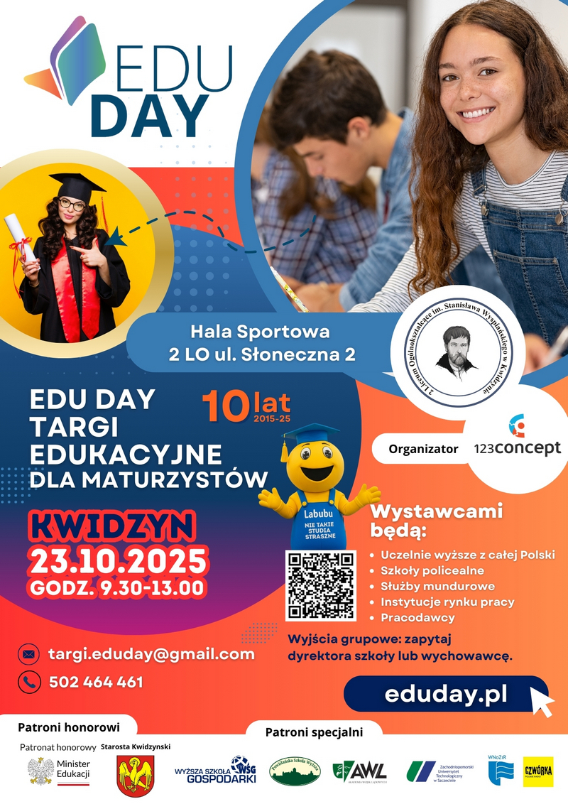 Zdjęcie artykułu Edu Day Targi Edukacyjne dla Maturzystów